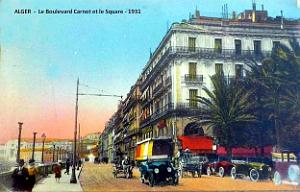 Alger - Boulevard Carnot et Square - 1931